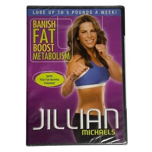 Jillian Michaels Banish Fat Boost Metabolism Fitness DVD 2008